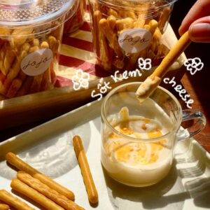 Bánh quy chấm kem